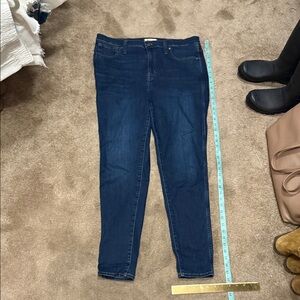 Madewell Dark Blue Skinny Jeans